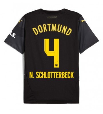 Borussia Dortmund Nico Schlotterbeck #4 Bortatröja 2024-25 Kortärmad